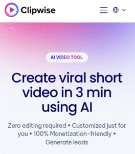 Clipwise AI로 영상 편집을 혁신하세요 - 초보자도 쉽게 사용하는 AI 도구